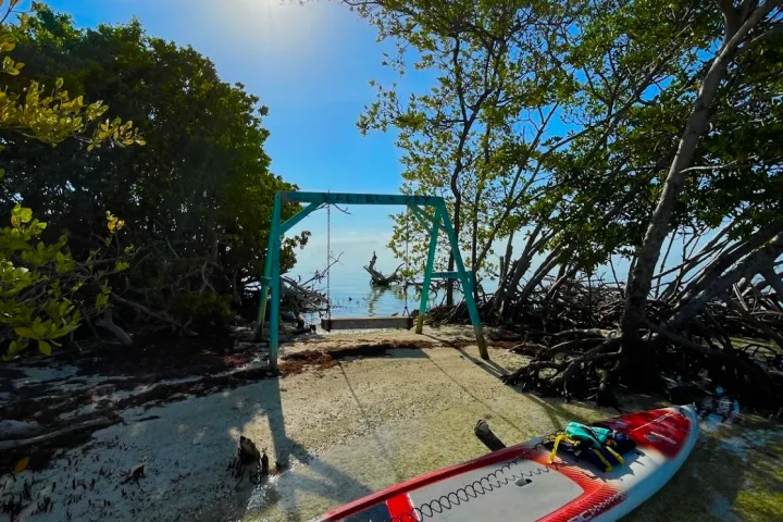 SUP at nearby Kalteux Key
