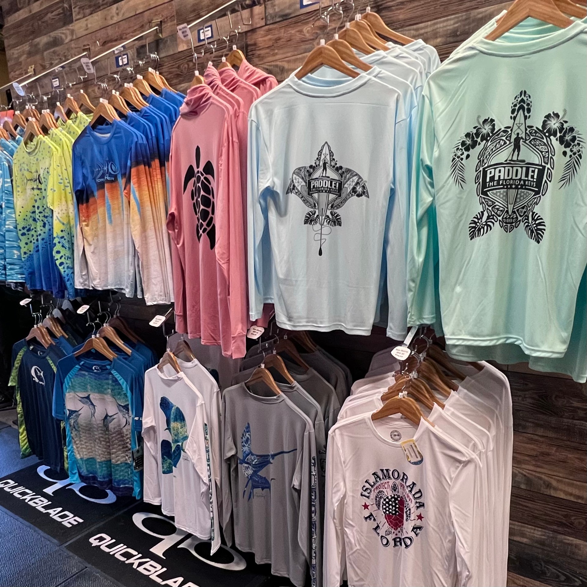 a group of people in a store