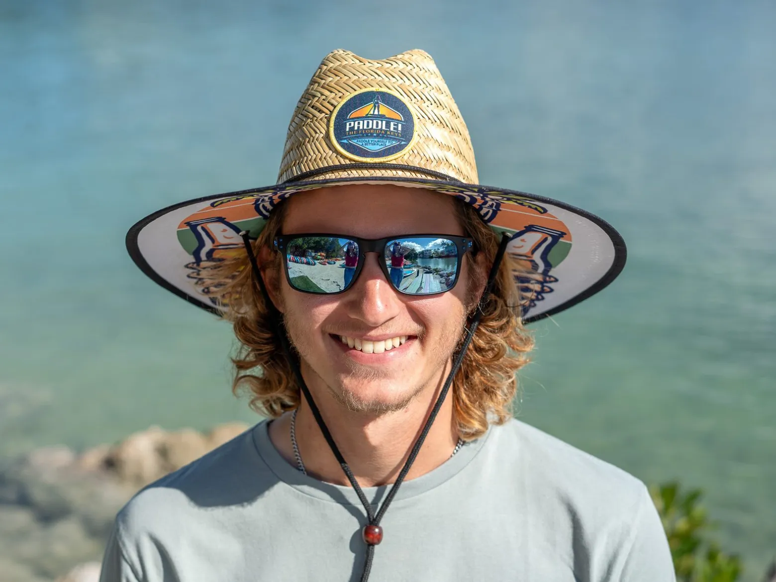 Straw hats available for sale with PTFK logo